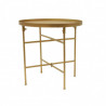 Duo de tables GLAMSTEEL - Noir & Or