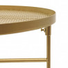 Duo de tables GLAMSTEEL - Noir & Or