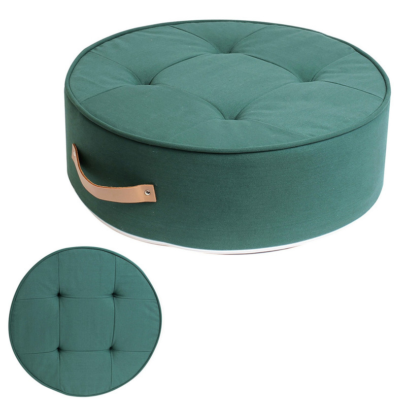 Coussin de sol JENNY - Emeraude