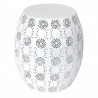 Tabouret / Table d'appoint MAYA - Blanc