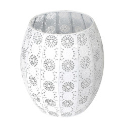 Tabouret / Table d'appoint MAYA - Blanc