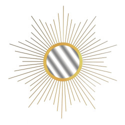 Miroir SUNSHINE - Gold