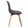 Chaise NORDA - Grosse maille Anthracite