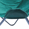 Fauteuil BUTTERFLY - Toile réversible Velours & toile Emeraude