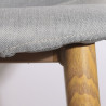 Tabouret FAB - Toile gris chiné