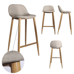 Tabouret FAB - Toile taupe