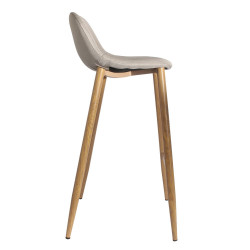 Tabouret FAB - Toile taupe