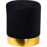 Tabouret YOANA - Velours Noir