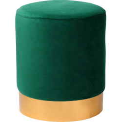 Tabouret YOANA - Velours Vert Emeraude