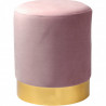 Tabouret YOANA - Velours Bubble-Gum