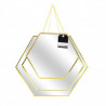 Trio de miroirs  HEXAGONE - Gold