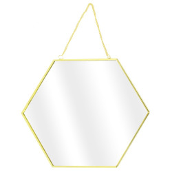 Trio de miroirs  HEXAGONE - Gold