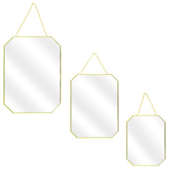 Trio de miroirs  ANGULUS - Gold