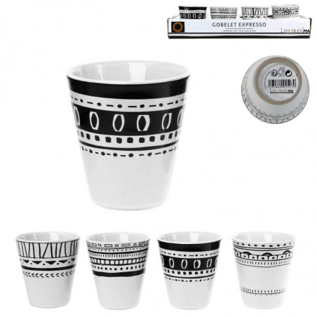 Gobelet à expresso ETHNICO - 4 motifs au choix Gobelet à expresso ETHNICO - 4 motifs au choix