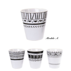 Gobelet à expresso ETHNICO - 4 motifs au choix