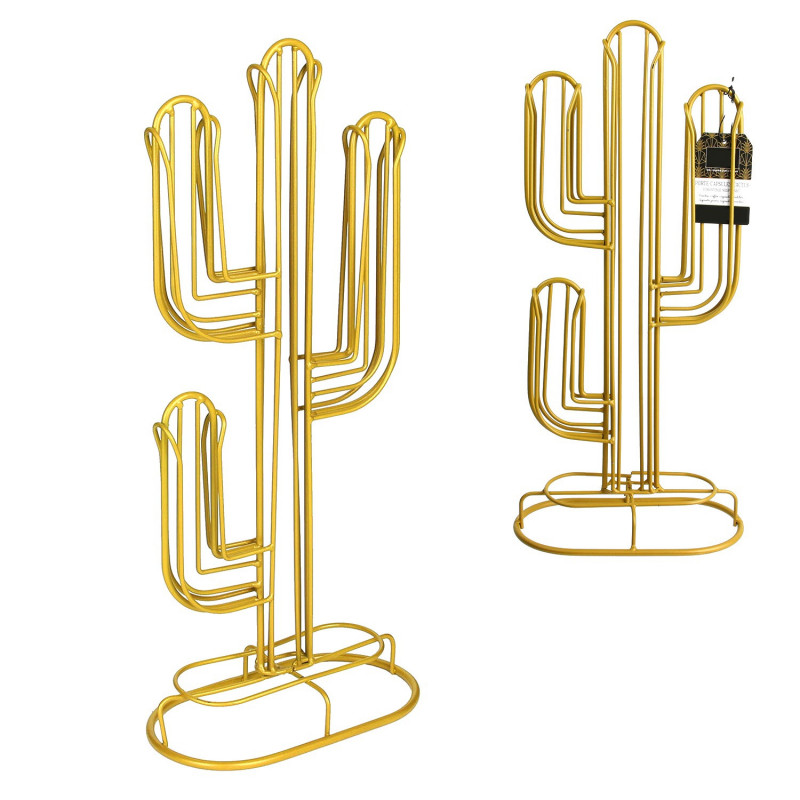 Porte capsules Nespresso filaire CACTUS - Gold