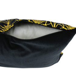 Coussin velours GOLDY - Finition au choix