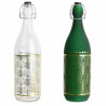Duo de bouteilles de table ARTSY - Transparent, Emeraude & Or