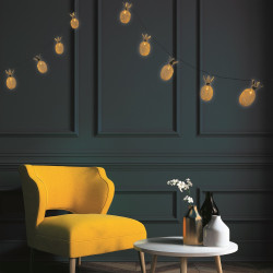 Guirlande ANANAS filaire - Gold