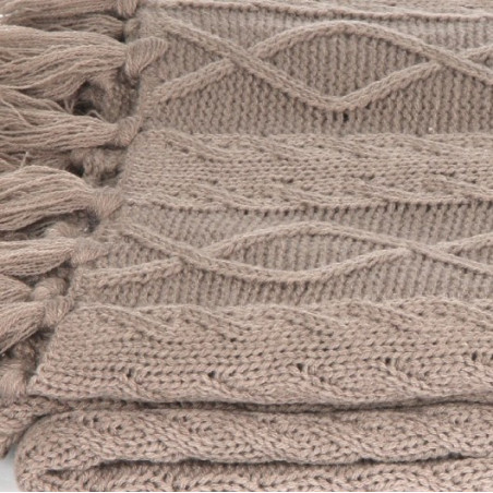 Plaid tricot MAM - Taupe Plaid tricot MAM - Taupe