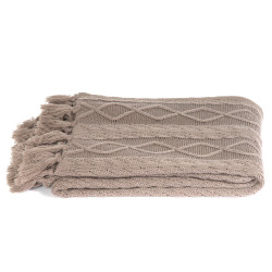 Plaid tricot MAM - Taupe
