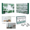 Boîte d'affichage lumineuse 30x21 cm - Green passion
