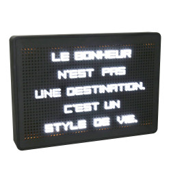 Tableau à messages lumineux  30 x 21 cm