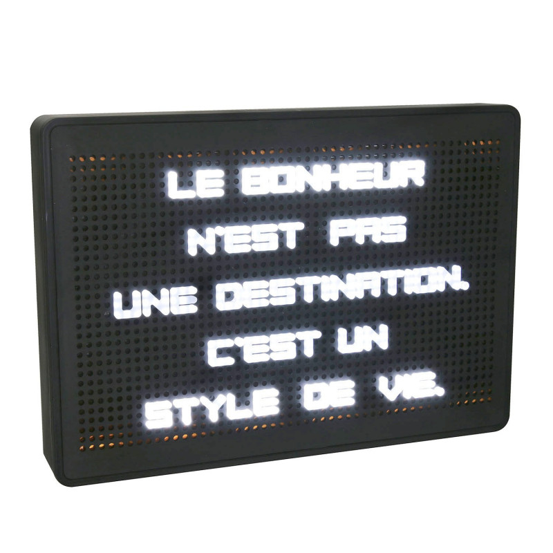 Tableau à messages lumineux  30 x 21 cm