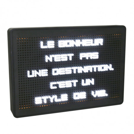 Tableau à messages lumineux 30 x 21 cm Tableau à messages lumineux 30 x 21 cm