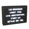 Tableau à messages lumineux  30 x 21 cm