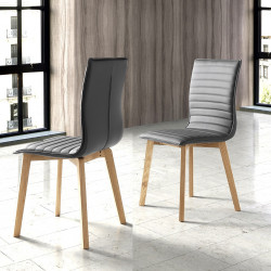 Chaise ORORA - Gris anthracite