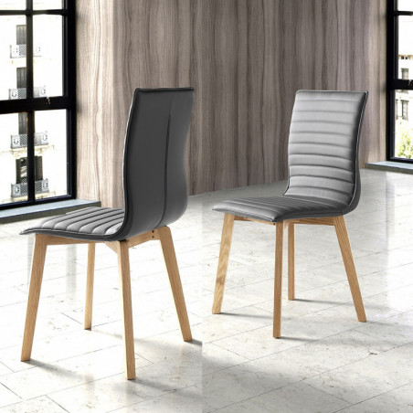 Chaise ORORA - Gris anthracite Chaise ORORA - Gris anthracite