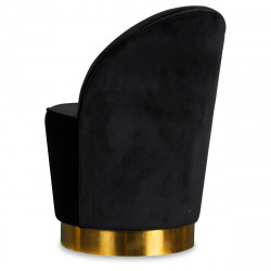 Fauteuil YOAN  Velours - Black