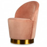 Fauteuil YOAN  Velours - Blush