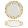Set de 6 Assiettes porcelaine White & Gold ART DECO - 20 cm - 3 motifs au choix