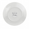 Set de 6 Assiettes porcelaine White & Gold ART DECO - 20 cm - 3 motifs au choix