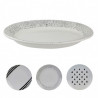 Set de 6 Assiettes porcelaine Black & White  - 27 cm - 3 motifs au choix
