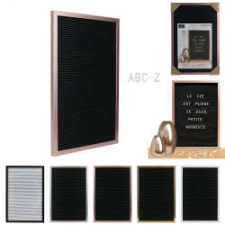Tableau d'affichage MESSENGER - 30x45cm - FINITION AU CHOIX - 150 Lettres