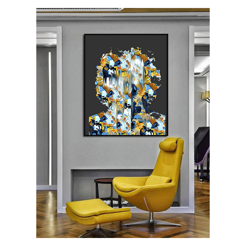 Toile "ABSTRACT SHAPE" by KUNST