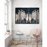 Toile "STANDING IN THE CHAOS" by KUNST