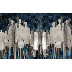 Toile "STANDING IN THE CHAOS" by KUNST