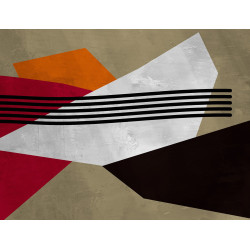 Toile "DOUCEURS & GEOMETRIE" by KUNST