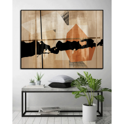 Toile "FEEL THE VIBES" by KUNST