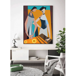 Toile "CONFIDENCES" by KUNST