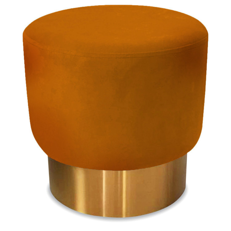Tabouret YOAN Velours - Rusty