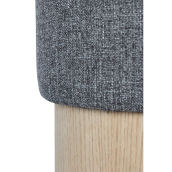 Tabouret YOAN Tweed Edition - Gris