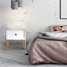 Chevet VICO empilable - Blanc