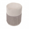 Tabouret PAMPI - Velours Taupe