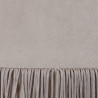 Tabouret PAMPI - Velours Taupe