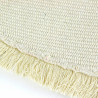 Tapis JUTTA - 120cm - Toile de jute naturelle